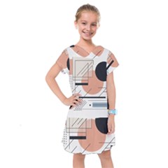 Abstract Architecture Kids  Drop Waist Dress by Bedest
