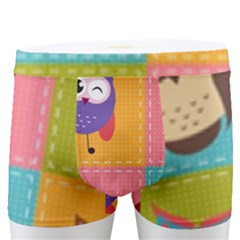 Owls Pattern, Abstract, Art, Desenho Men s Boxer Briefs by kyorashop23