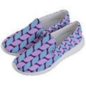 Purple Blue Pattern Men s Lightweight Slip Ons View2