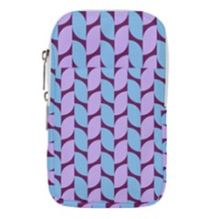Purple Blue Pattern Waist Pouch (large) by ytdream