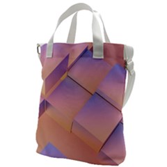 3d Texture Abstract Pattern Vintage Canvas Messenger Bag by Grandong