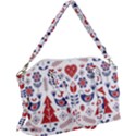 Scandinavian Folk Seamless Pattern Canvas Crossbody Bag View1