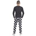 Black And White Pattern Men s Jogger Sweatpants View2