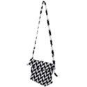 Black And White Pattern Folding Shoulder Bag View2