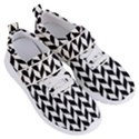 Black And White Pattern Women s Velcro Strap Shoes View3
