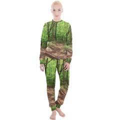Peaceful Green Forest Walk Women s Lounge Set by ExtraAwesomeSauce