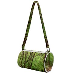 Peaceful Green Forest Walk Mini Cylinder Bag by ExtraAwesomeSauce
