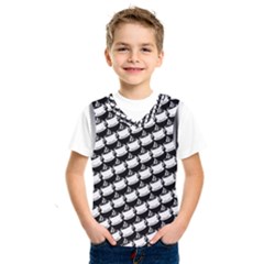 Stylish Coffee Cup Pattern Kids  Basketball Tank Top by ExtraAwesomeSauce