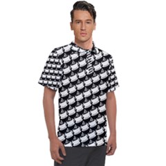 Stylish Coffee Cup Pattern Men s Polo T-shirt by ExtraAwesomeSauce