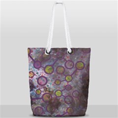 Abstract Molecular Space Art Full Print Rope Handle Tote (small) by ExtraAwesomeSauce