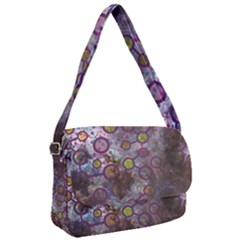 Abstract Molecular Space Art Courier Bag by ExtraAwesomeSauce
