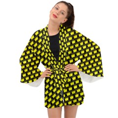 Royalty Inspired Crown Pattern Long Sleeve Kimono by ExtraAwesomeSauce