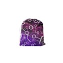 Cosmic Network Geometric Art Drawstring Pouch (XS) View2