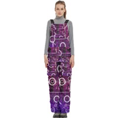 Cosmic Network Geometric Art Women s Side Zip Front Pouch Ski And Snowboard Bib Pants	 by ExtraAwesomeSauce