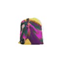 Vibrant Abstract Equine Art Drawstring Pouch (XS) View1