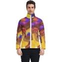 Vibrant Forked-Tongue Snake Art Men s Bomber Jacket View1