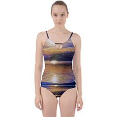 Serene Sunset Over Water Cut Out Top Tankini Set by ExtraAwesomeSauce