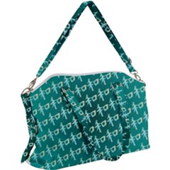 Peaceful Japanese Kanji Design Canvas Crossbody Bag by ExtraAwesomeSauce