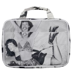Betty Page Bdsm Travel Toiletry Bag With Hanging Hook by CherleyTemples