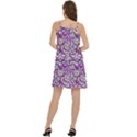 Funny Bacterias Drawing Motif Random Pattern Mini Camis Dress With Pockets View4