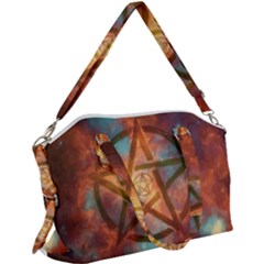 Enchanted Nebula Pentagram Art Canvas Crossbody Bag by ExtraAwesomeSauce
