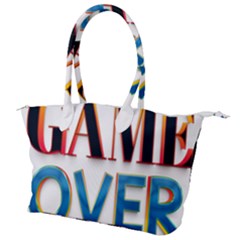 Game Over Text Design  Canvas Shoulder Bag by 7223056