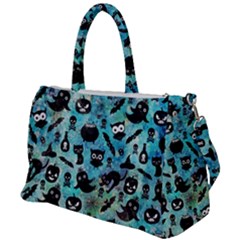 Ghosts Owls Pumpkins Duffel Travel Bag by kyorashop23