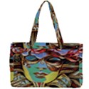 Carnival Mask - Venetian Mask - Italy Vintage Canvas Work Bag View2