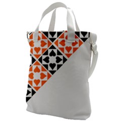 Aesthetic Hearts Canvas Messenger Bag by ConteMonfrey