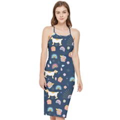 Dogs Bodycon Cross Back Summer Dress by StyleHavenStore