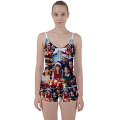 The Christmas Collection Tie Front Two Piece Tankini by favoritechios