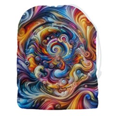 Dynamic Color Vortex Drawstring Pouch (3xl) by ExtraAwesomeSauce