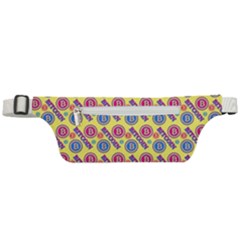 Colorful Bitcoin Pattern Active Waist Bag by ExtraAwesomeSauce