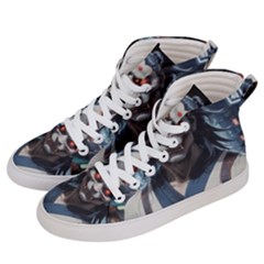 Demon Samurai Women s Hi-top Skate Sneakers by AwesomeSauce