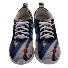 Demon Samurai Women Athletic Shoes by AwesomeSauce