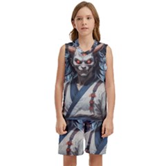 Demon Samurai Kids  Basketball Mesh Set by AwesomeSauce