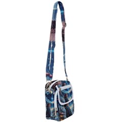Enchanting Fantasy Night Sky Scene Shoulder Strap Belt Bag by ExtraAwesomeSauce
