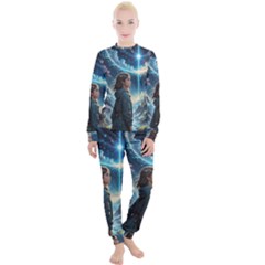 Enchanting Fantasy Night Sky Scene Women s Lounge Set by ExtraAwesomeSauce