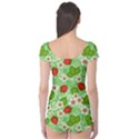 Strawberries Pattern Seamless Boyleg Leotard  View2