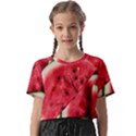 Watermelon, Fruit, Green, Red Kids  Basic T-Shirt View1