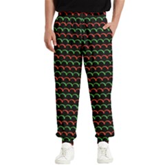 Geometric Abstract Pattern Line Men s Elastic Waist Pants by Salmanaz77