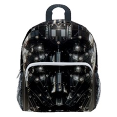 Robotics Robot Technology Future Kids  Age 5-10 Lightweight School Backpack With Side Pockets by Maspions