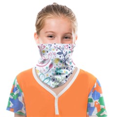Cute Bird Pattern Face Covering Bandana (kids) by designsbymallika