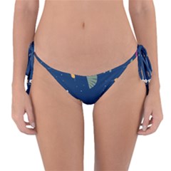 Cute Korean Pattern Reversible Bikini Bottoms by designsbymallika