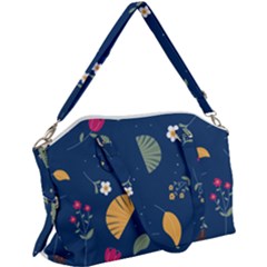 Cute Korean Pattern Canvas Crossbody Bag by designsbymallika