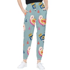 Cute Bird Pattern Women s Tapered Pants by designsbymallika