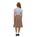 Mocha Mousse Hex Code #a47864 Kids  Ruffle Flared Wrap Midi Skirt View4