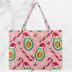 Avo Merry Christmas, Candies, Candy Cane Zipper Medium Tote Bag by kyorashop23