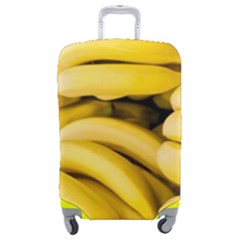 Bananas, Macro, Fruits, Ripe Bananas Luggage Cover (medium) by kyorashop23