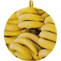 Bananas, Macro, Fruits, Ripe Bananas Round Trivet View1